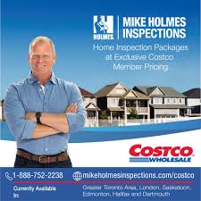 Mike Holmes Inspections in Kitchener Waterloo with Costco discount