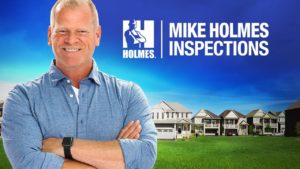 Mike Holmes with logo